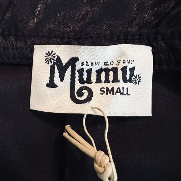 NWT Show Me Your Mumu Women's Winslet Cowl Black Cocktail Party Maxi Dress Small - Picture 8 of 12